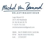 Michel van Bemmel Belastingadviseur, Administratie of Boekhouding, Komt aan huis