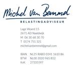 Michel van Bemmel Belastingadviseur, Komt aan huis, Administratie of Boekhouding