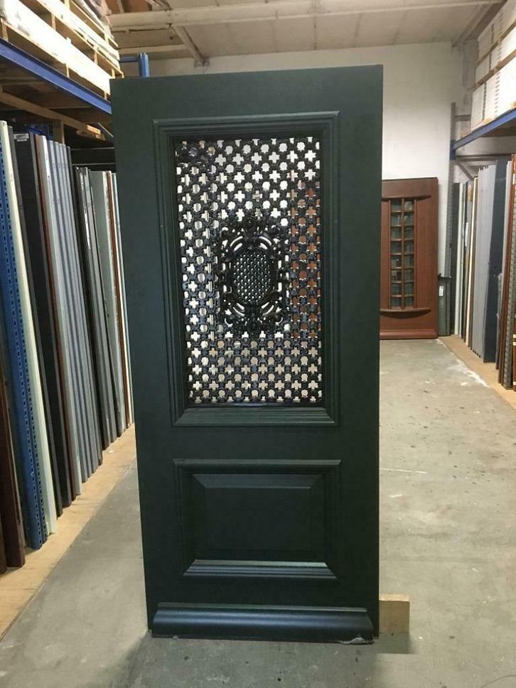 voordeur / roosterdeuren, Doe-het-zelf en Verbouw, Deuren en Horren, Nieuw, Binnendeur, 200 tot 215 cm, 80 tot 100 cm, Glas, Hout