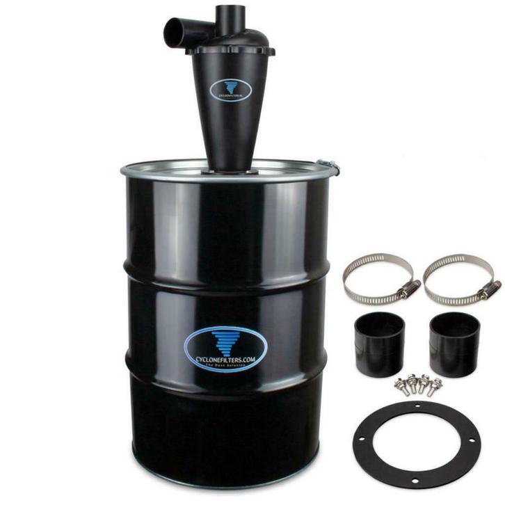 Filtersysteem (60l vat) cyclone dust collector dustcollector, Doe-het-zelf en Verbouw, Ventilatie en Afzuiging, Nieuw, Afzuiger