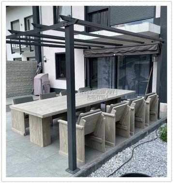 Steigerhouten TUINMEUBELEN Tuinset Loungebank Tuinbank Tuin beschikbaar voor biedingen