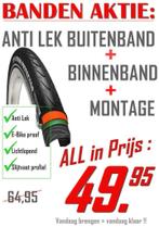 All-in PRIJS: Anti Lek band + Binnenband + Montage € 49,95
