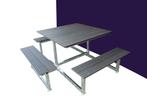 Vierkante picknicktafel 3 zijdig voor tegen een muur, Ophalen of Verzenden, Nieuw, Vierkant, Staal