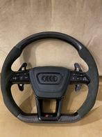 Audi stuur EXCLUSIEF Carbon Alcantara RS6 RS7 S6 S7 A6 A7, Auto-onderdelen, Besturing, Ophalen of Verzenden, Audi