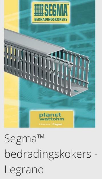 NIEUW! “Segma” bedradingskokers, 25x40mm, 20 meter, €179,99