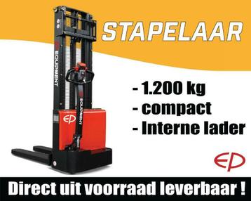 Nieuwe elektrische 1.200kg stapelaars al vanaf: € 2.895