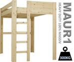 NIEUW in ELKE maat: 100% houten hoogslaper, MONTAGE mogelijk