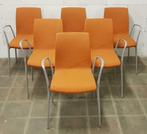 6 comfortabele Akaba aluminium stoelen, design Jorge Pensi