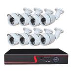 Beveiliging camera Set 8 stuks + Gratis 500GB Geheugen 1080P, Ophalen of Verzenden, Nieuw