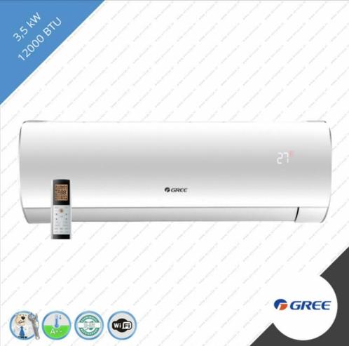 Gree Fairy split airco 3,5 kW met Wi-Fi, Witgoed en Apparatuur, Airco's, Nieuw, Wandairco, 60 tot 100 m³, Verwarmen, Afstandsbediening