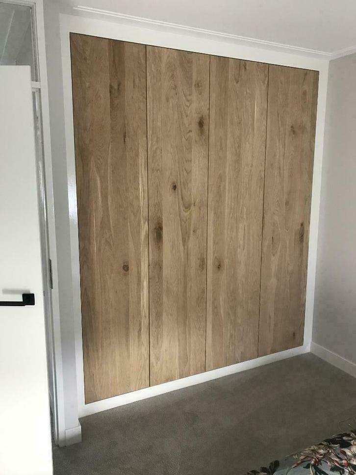 Vol massief Eiken timmerpaneel 2420 x 1220 x 22 mm blad, Doe-het-zelf en Verbouw, Platen en Panelen, Nieuw, Hout, 20 tot 50 mm