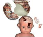 Poppendokter en restauratie van porselein en aardewerk.