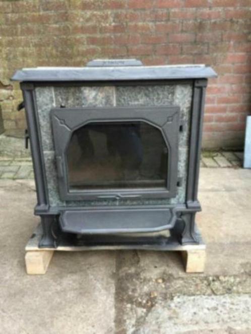 zeer jonge ALTECH vision plus speksteenkachel 5 13 kw, Huis en Inrichting, Kachels, Zo goed als nieuw, Vrijstaand, Hout
