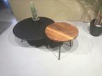 - SERA COLLECTIE- Bijzettafels, Ophalen, Nieuw, Rond, Eikenhout
