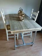 Tafel steigerhout industriële uiterlijk nieuw, Ophalen of Verzenden, Nieuw
