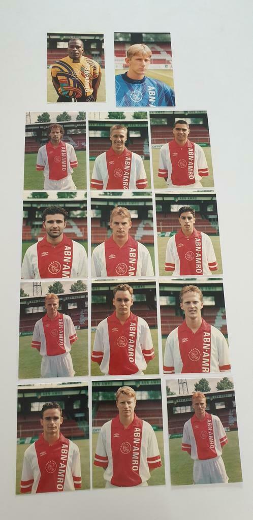 ≥ Ajax spelerskaarten seizoen 1993-1994 14 stuks — Sportartikelen en  Voetbal — Marktplaats