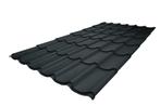 Dakpanplaten, Mat Zwart, dakbedekking, Incl. toebehoren, Zwart, Nieuw, 15 m² of meer, Metaal