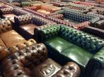 NIEUW & TWEEDEHANDSE CHESTERFIELD 1000m2 FAUTEUIL BANK STOEL, Huis en Inrichting, Banken | Bankstellen, Ophalen, Fauteuil Chesterfield zetel vintage
