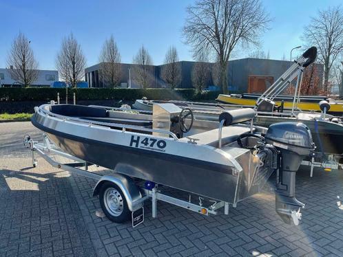 Aluminium sloep VB H470. Nieuw!!, Watersport en Boten, Sloepen, Nieuw, 10 tot 30 pk, 3 tot 6 meter, Buitenboordmotor, Benzine