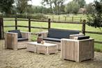 Stoer LOUNGESET inclusief Sunbrella kussens, Verzenden, Steigerhout, Nieuw, Loungeset