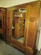 antieke mahonie linnenkast kleerkast  kledingkast  325,00, Met hangruimte, 150 tot 200 cm, 50 tot 75 cm, Zo goed als nieuw