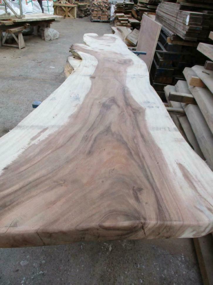 suar blad boomstamblad  nog 3 stuks op voorraad, Huis en Inrichting, Tafels | Salontafels, Nieuw, 50 tot 100 cm, 200 cm of meer