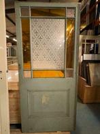 Deuren met geslepen / geëtst glas: enkel, openslaand, dubbel, Ophalen, Gebruikt, 80 tot 100 cm, Binnendeur