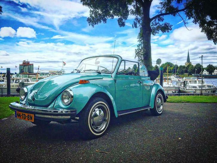 Kever cabrio trouwauto, Diensten en Vakmensen, Verhuur | Auto en Motor, Trouwauto, Met chauffeur