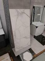 SUPERACTIE! 60X120 CM CARRARA GLANS MARMERLOOK €22,50 PM2, 60 cm of meer, Nieuw, Ophalen of Verzenden, 10 m² of meer
