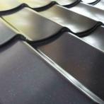 Dakpanplaat 0,4mm metaal met plastisol toplaag zwart