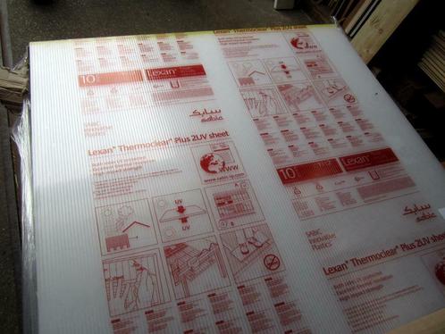 polycarbonaatplaten, Doe-het-zelf en Verbouw, Platen en Panelen, Nieuw, Overige materialen, Minder dan 20 mm, Ophalen