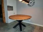 Ronde massief eiken maatwerk tafels., 100 tot 150 cm, Nieuw, Eikenhout, Rond