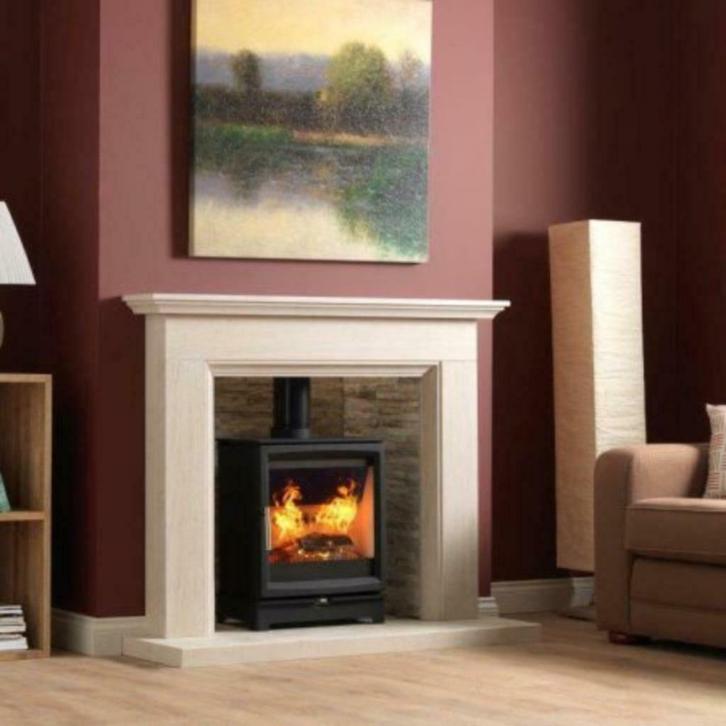 Charlton & Jenrick Woodtec 5 kW breed, Huis en Inrichting, Kachels, Nieuw, Vrijstaand, Houtkachel, Hout, Ophalen of Verzenden