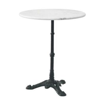 Marmer tafel met gietijzeren onderstel Ø 60 x 72 cm tafels beschikbaar voor biedingen