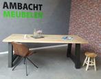 Eikenhouten Tafels Boomstam tafels Boomstamtafel TOT 400 CM, Huis en Inrichting, Tafels | Eettafels, Ophalen of Verzenden, Nieuw