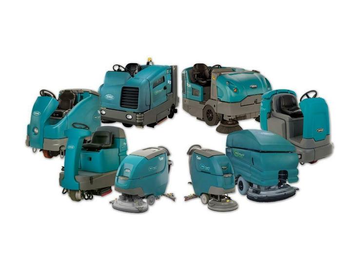 Tennant Veegmachine huren (BINNEN 3 UUR GELEVERD), Zakelijke goederen, Machines en Bouw | Onderhoud en Reiniging, Verzenden