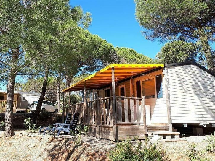 Huren stacaravan airco Zuid Frankrijk Côte d'Azur Leï Suves, Vakantie, Campings, Recreatiepark, Aan zee, In bergen of heuvels
