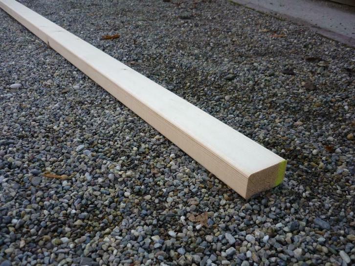 Vuren balkjes geschaafd 47x75mm in div. lengtes, Doe-het-zelf en Verbouw, Hout en Planken, Nieuw, Balk, Vuren, 300 cm of meer