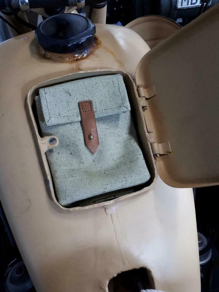 URAL DNEPR BMW Tanktas Canvas Khaki Groen Camel Zwart NIEUW, Motoren, Onderdelen | Oldtimers, Nieuw, Verzenden