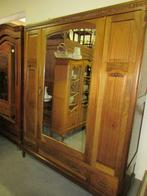 antieke mahonie linnenkast kleerkast kledingkast 325,00, Met hangruimte, 150 tot 200 cm, 50 tot 75 cm, Zo goed als nieuw