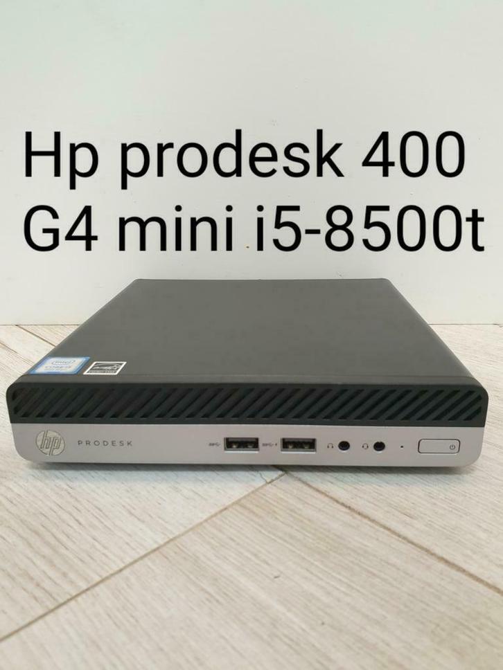 Als nieuw: Hp prodesk 400 G4 mini i5-8500T 8gb ram 256gb SSD, Computers en Software, Desktop Pc's, Zo goed als nieuw, 2 tot 3 Ghz