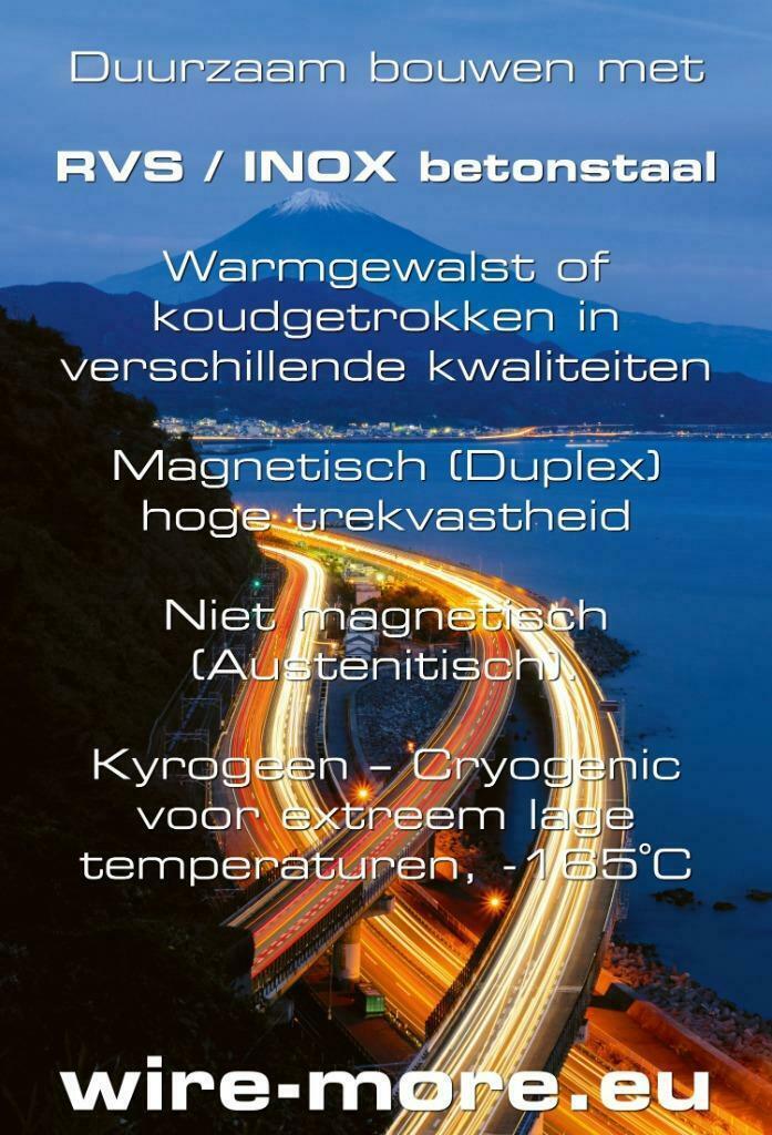 Roestvrijstaal / INOX  Bouwstaal,  Betonstaal, Betonijzer, Doe-het-zelf en Verbouw, Metalen, Nieuw, IJzer, Ophalen