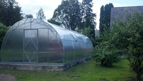 EcoSlider ES 4M x 8M 6mm  Tunnelkas  Broeikas, Tuin en Terras, Kassen, Nieuw, Kweekkas, Staal, Polycarbonaat, Verzenden