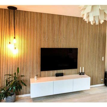 akoestische Eiken Wandpanelen Muurbekleding Akupanelen ACTIE beschikbaar voor biedingen