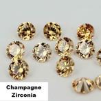 Champagne Zirconia - 3mm - briljant geslepen