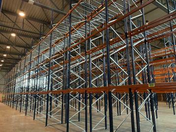 Mecalux palletstelling staanders 2 meter hoog (GEBRUIKT) beschikbaar voor biedingen