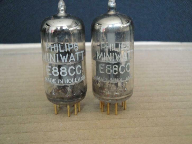 Philips Miniwatt SQ e88cc, Audio, Tv en Foto, Buizenversterkers, Buis of Buizen, Ophalen of Verzenden
