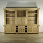 19939 Massief teakhouten winkelkast 'Bella', 3.60 m breed, Ophalen of Verzenden, Nieuw