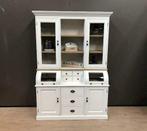 Buffetkast bastiaan in combi met eiken,werkelijk schitterend, Modern,landelijk,klassiek,industrieel, Glas, Nieuw, 200 cm of meer