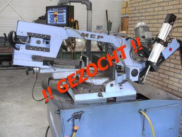 Gezocht: Metaalbewerkingsmachines! beschikbaar voor biedingen